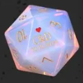 Custom Anniversary D20 Dice Personalized D&D Gift Marriage Dice Annive