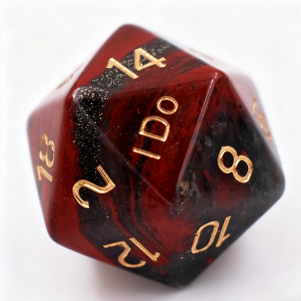 Personalized Engraved D&D Gift Marriage Dice Custom Anniversary D20 Dice Anniversary Gift for Her/Him