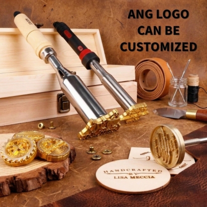 Custom Branding Iron Stamp with Your Logo Custom Metal Branding Iron Electric or Flame Heated Wood Burning Stamp