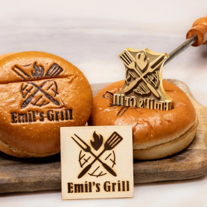 Custom Steak Branding Iron Personalized Branding Iron for Grilling Electric Branding Stamp for Food, BBQ