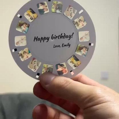 Personalized 3D Photo Viewer and Custom Viewfinder with Your Pictures Christmas Gift