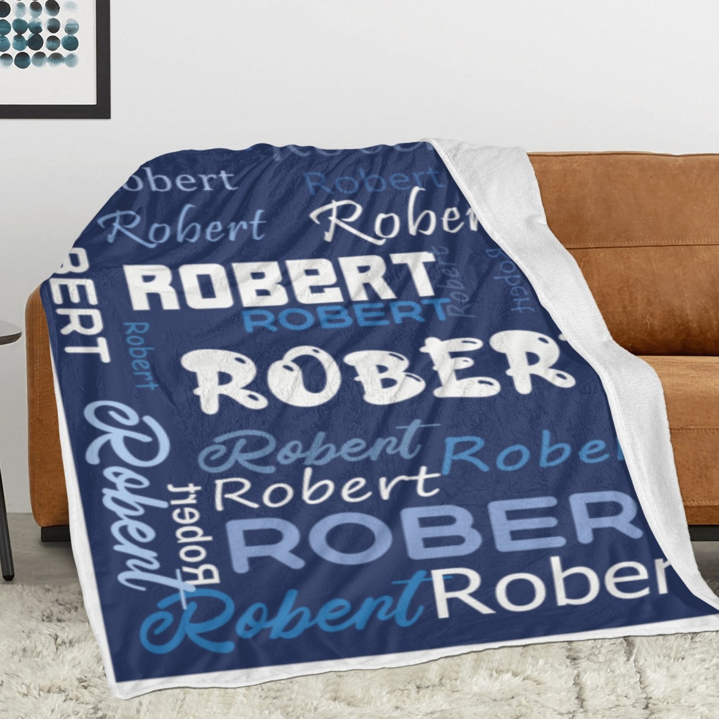 Custom Name Blankets and Throws Personalized Flannel Blanket for Kids Christmas Gifts