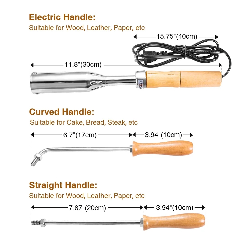 Custom Branding Iron Personalized Electric Branding Iron for Wood with Text Gift for Wedding