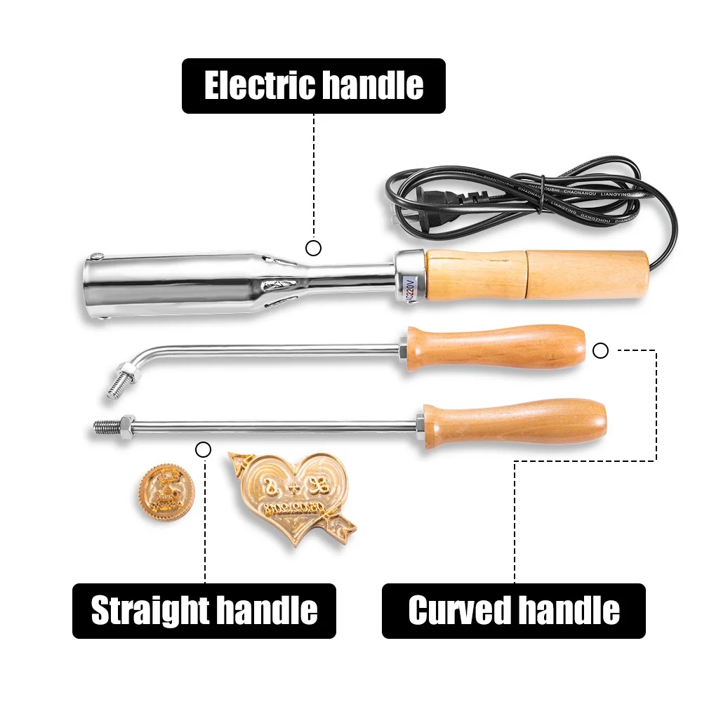 Custom Branding Iron Personalized Electric Branding Iron for Wood with Text Gift for Wedding