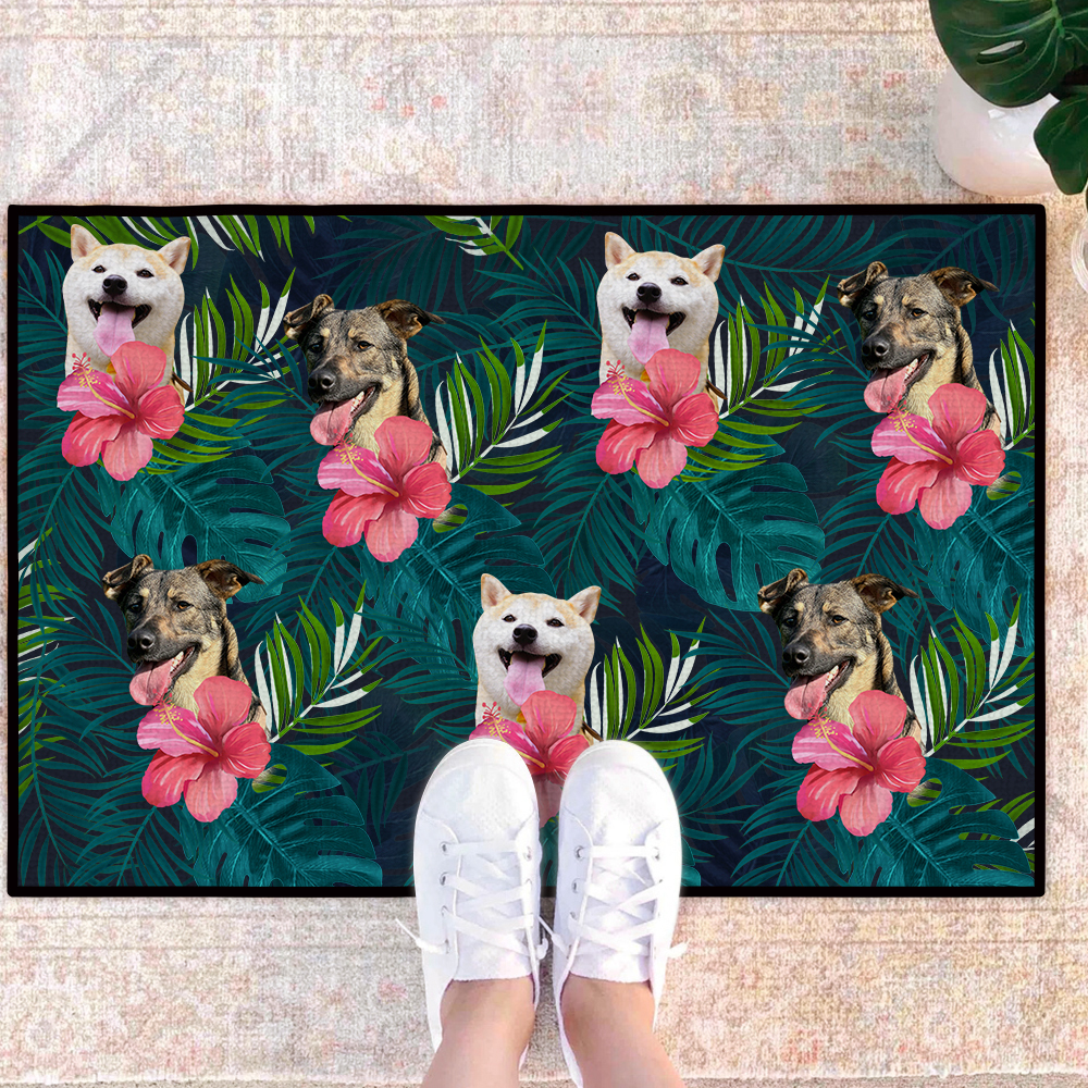 Pet Photo Doormat Custom Welcome Rug Funny Personalized Entryway Mat K