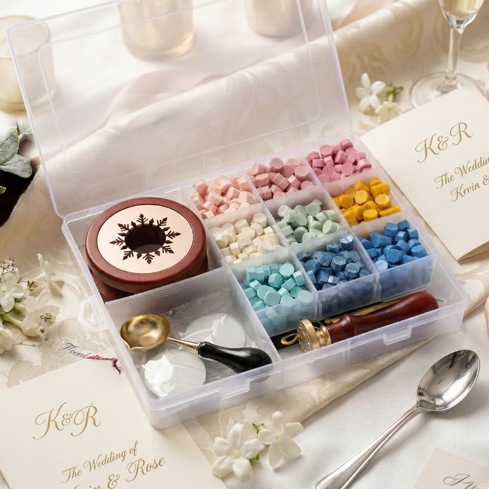 Custom Wax Seal Stamp Any Logo Personalized Wedding Invitation Wax Seal Kit for Wedding Invitations