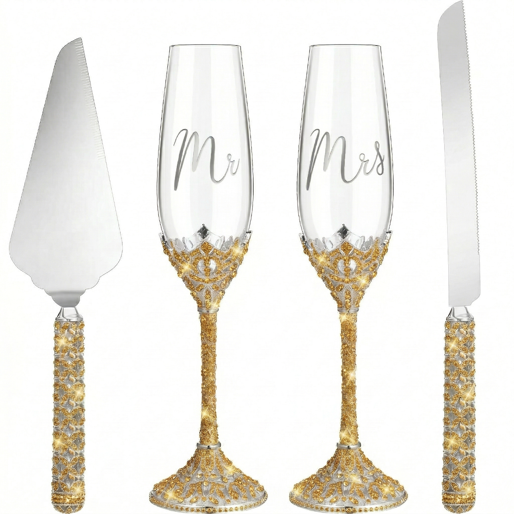 Personalized Wedding Champagne Flutes Custom Champagne Flutes for Wedding Party Wedding Gift for Couple