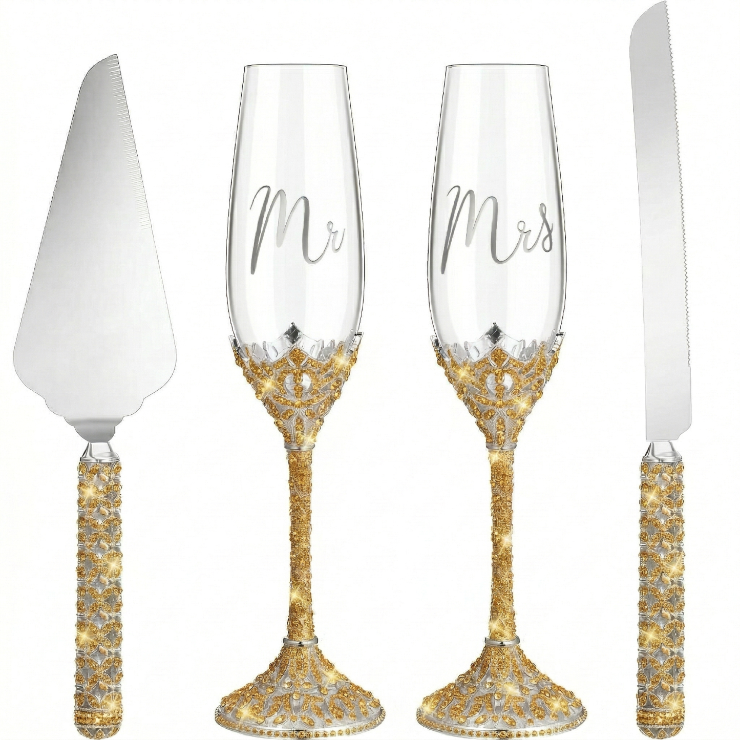 Personalized Wedding Champagne Flutes Custom Champagne Flutes for Wedding Party Wedding Gift for Couple