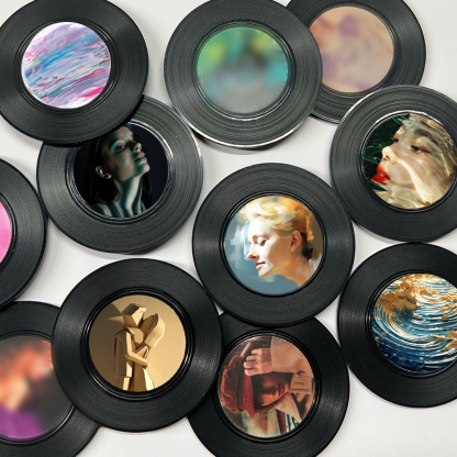 Personalized Music Fridge Stickers Photo Album NFC Music Photo Song Refrigerator Magnets