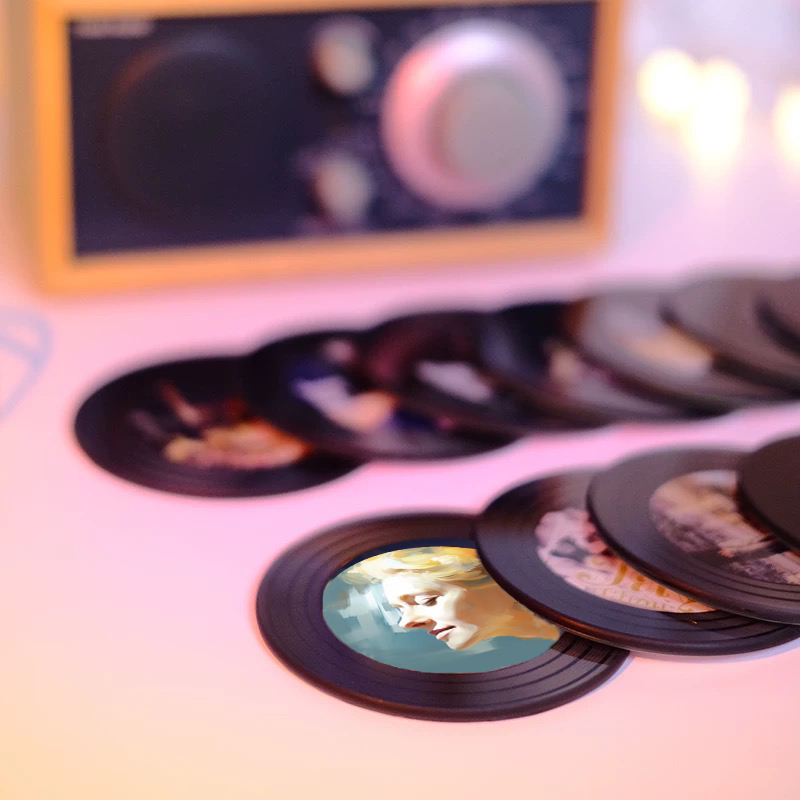 Personalized Music Fridge Stickers Photo Album NFC Music Photo Song Refrigerator Magnets