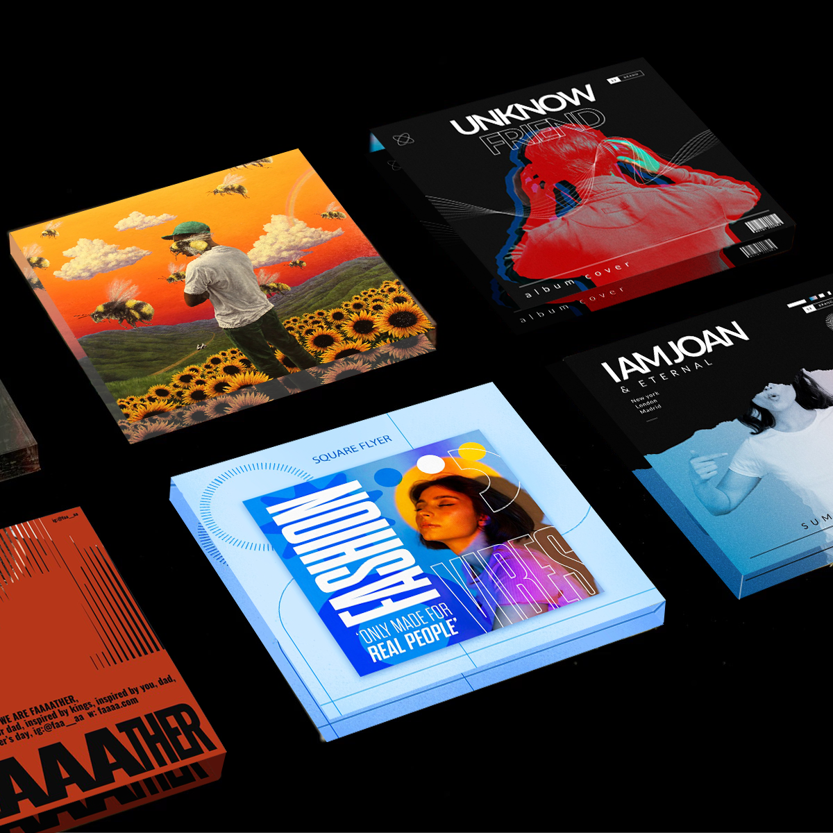 Personalized NFC Music Photo or Album Fridge Stickers Song Refrigerator Magnets