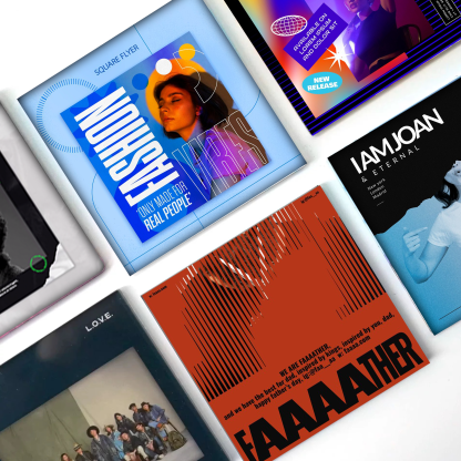 Personalized NFC Music Photo or Album Fridge Stickers Song Refrigerator Magnets