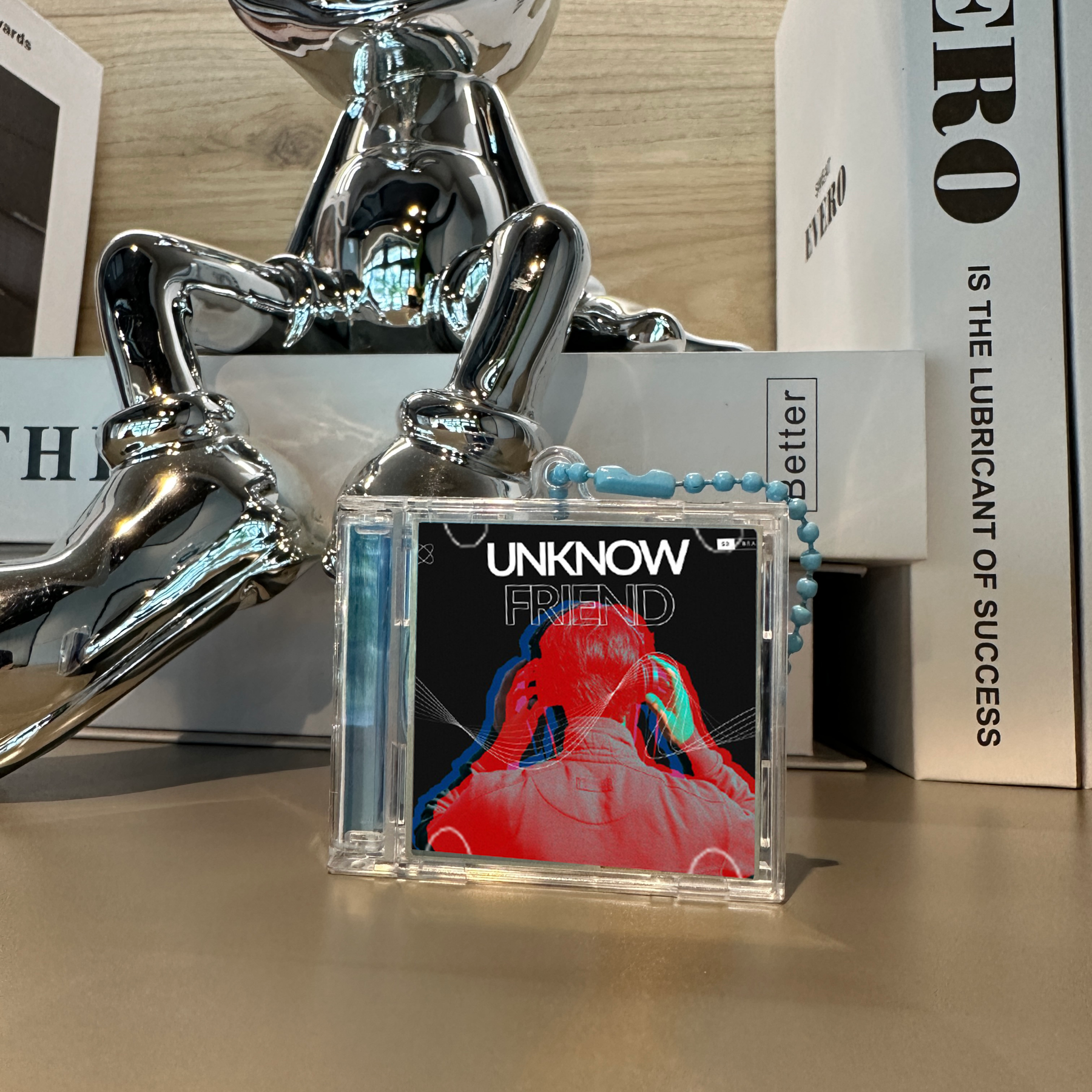 Personalized Photo Album CD NFC Keychain Playing Music