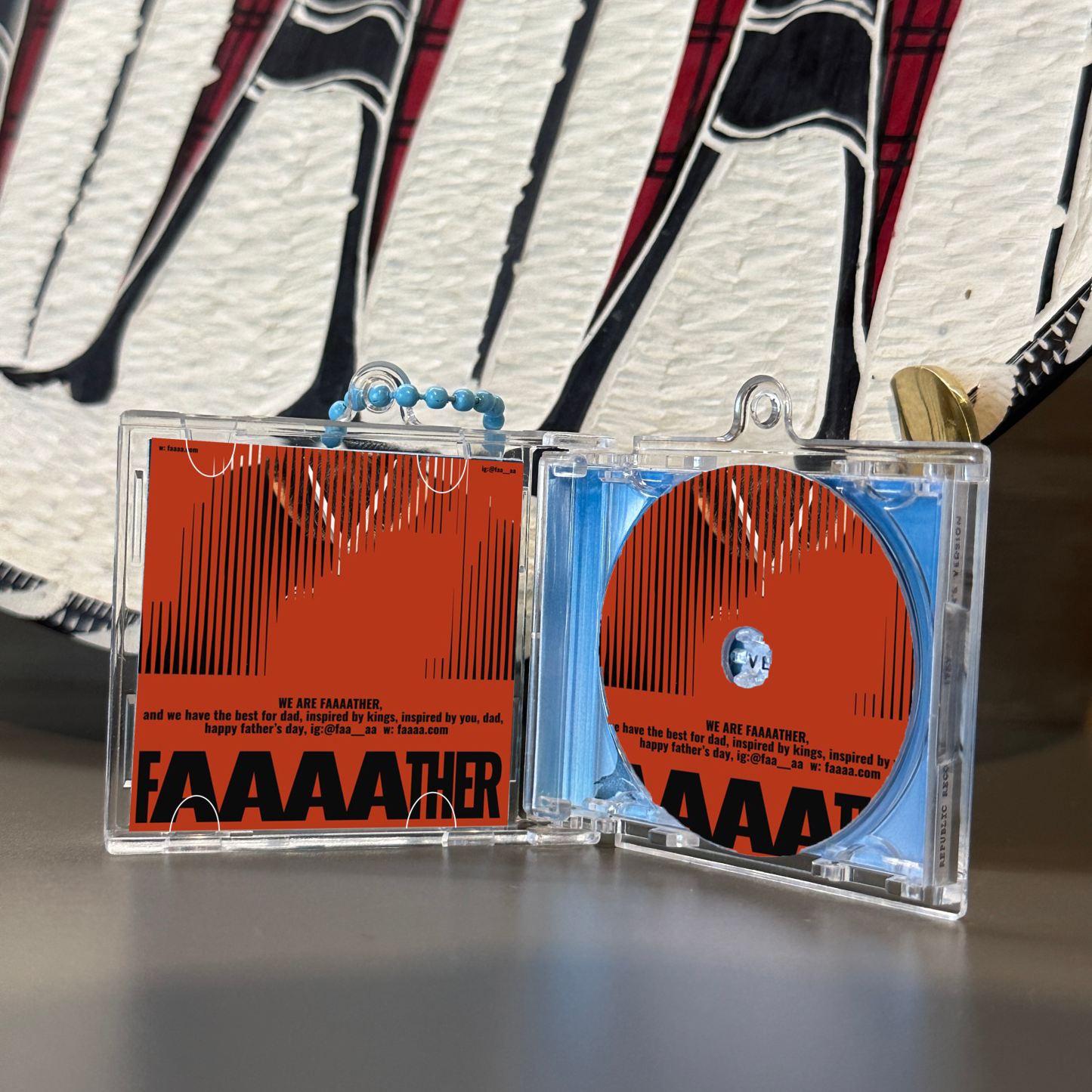 Personalized Photo Album CD NFC Keychain Playing Music