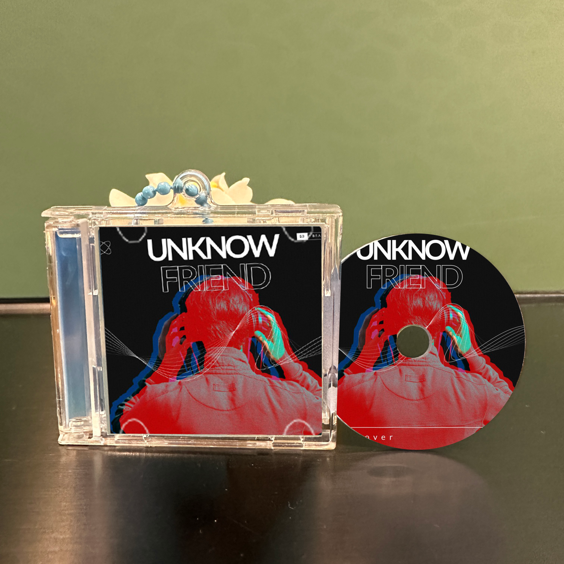 Personalized Photo Album CD NFC Keychain Playing Music