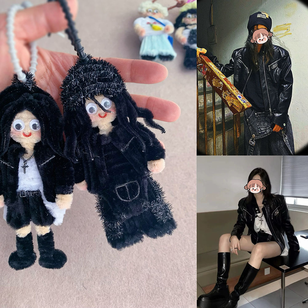 Handcraft Custom Portrait Doll Handmade Pipe Cleaner Doll Chenille Stems Stick Anime DIY Customized Human Figure Anniversary Gifts
