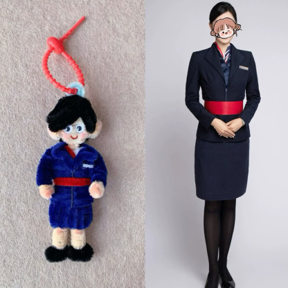 Handcraft Custom Portrait Doll Handmade Pipe Cleaner Doll Chenille Stems Stick Anime DIY Customized Human Figure Anniversary Gifts