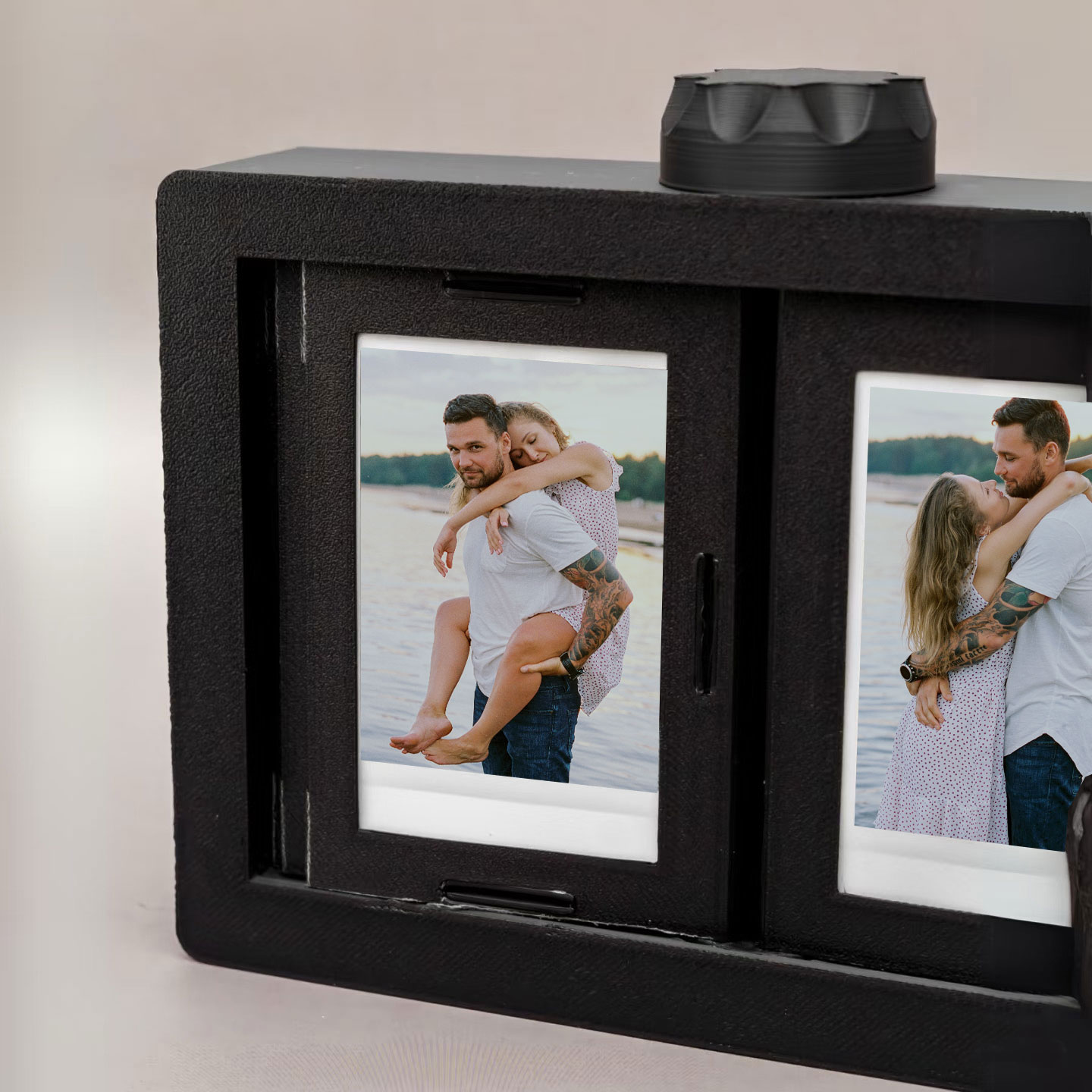 Personalized 24 Photos Flipbook Frame Animation Machine Mechanical Hand Motion Picture Frame Anniversary Gifts