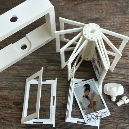 Personalized 24 Photos Flipbook Frame Animation Machine Mechanical Hand Motion Picture Frame Anniversary Gifts