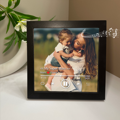Personalized Photo Frame with Custom Whole Song Picture Frame Music Player Gifts for Mother (Can Play Whole Song)