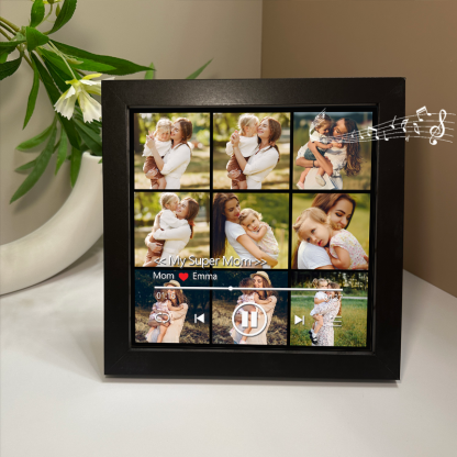 Personalized Photo Frame with Custom Whole Song Picture Frame Music Player Gifts for Mother (Can Play Whole Song)