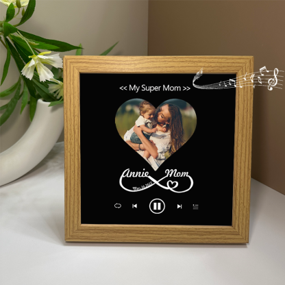 Personalized Photo Frame with Custom Whole Song Picture Frame Music Player Gifts for Mother (Can Play Whole Song)