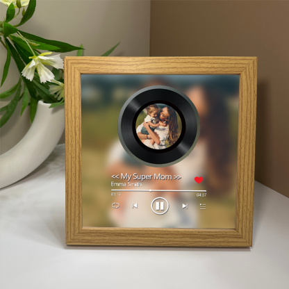 Personalized Photo Frame with Custom Whole Song Picture Frame Music Player Gifts for Mother (Can Play Whole Song)