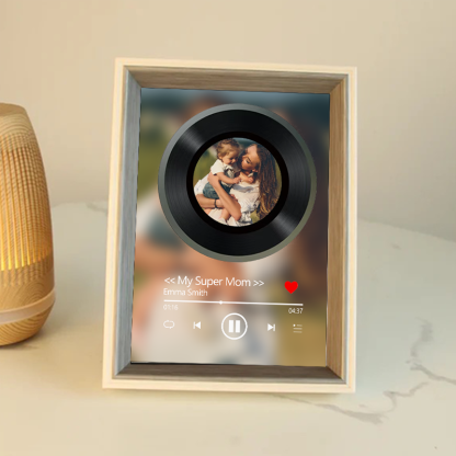 Personalized Photo Frame with Custom Whole Song Picture Frame Music Player Gifts for Mother (Can Play Whole Song)