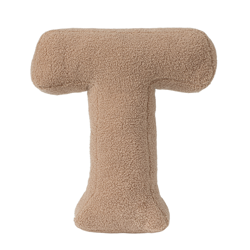 Personalized Alphabet Letter Pillow Embroidered Initial Cushion Nursery Decor Soft Sherpa Dorm Bed Pillow Baby Shower Gift