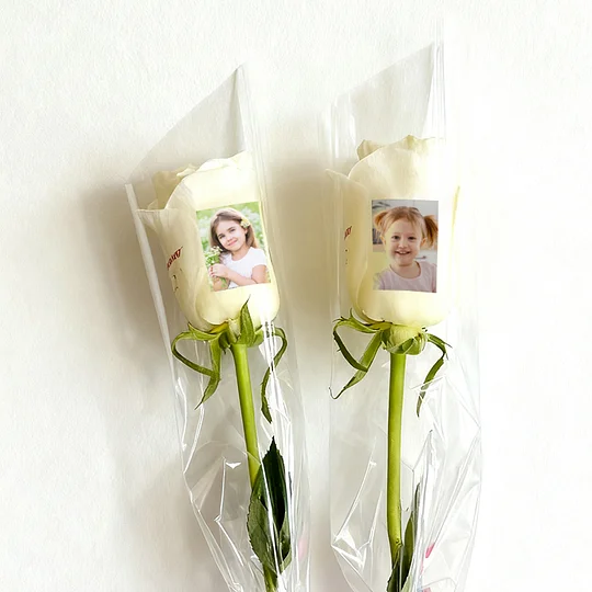 Beautiful Custom Photo Rose Personalized Engravable Rose with Custom Photos The Best Gift for Couples