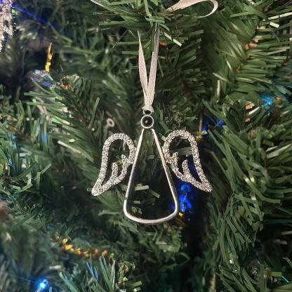 Personalized Christmas Picture Ornament with Custom Photo Projection for Tree Hanging Xmas Gifts