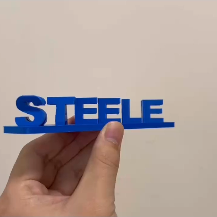 Personalized Dual Name Illusion Love 3D Printed Custom Name Plate Customized Double Sided Words Plate Best Valentines Gift