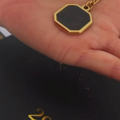 Personalized Heat-Activated Magic Necklace Custom Thermochromic Photo Pendant Hidden Picture Memorial Gift Valentine's Gift