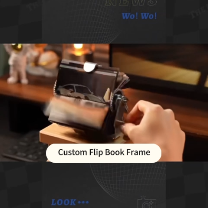 Custom Mechanical Hand-Crank Photo Frame Personalized 32 Photo Box DIY Album DIY Gift for Couple
