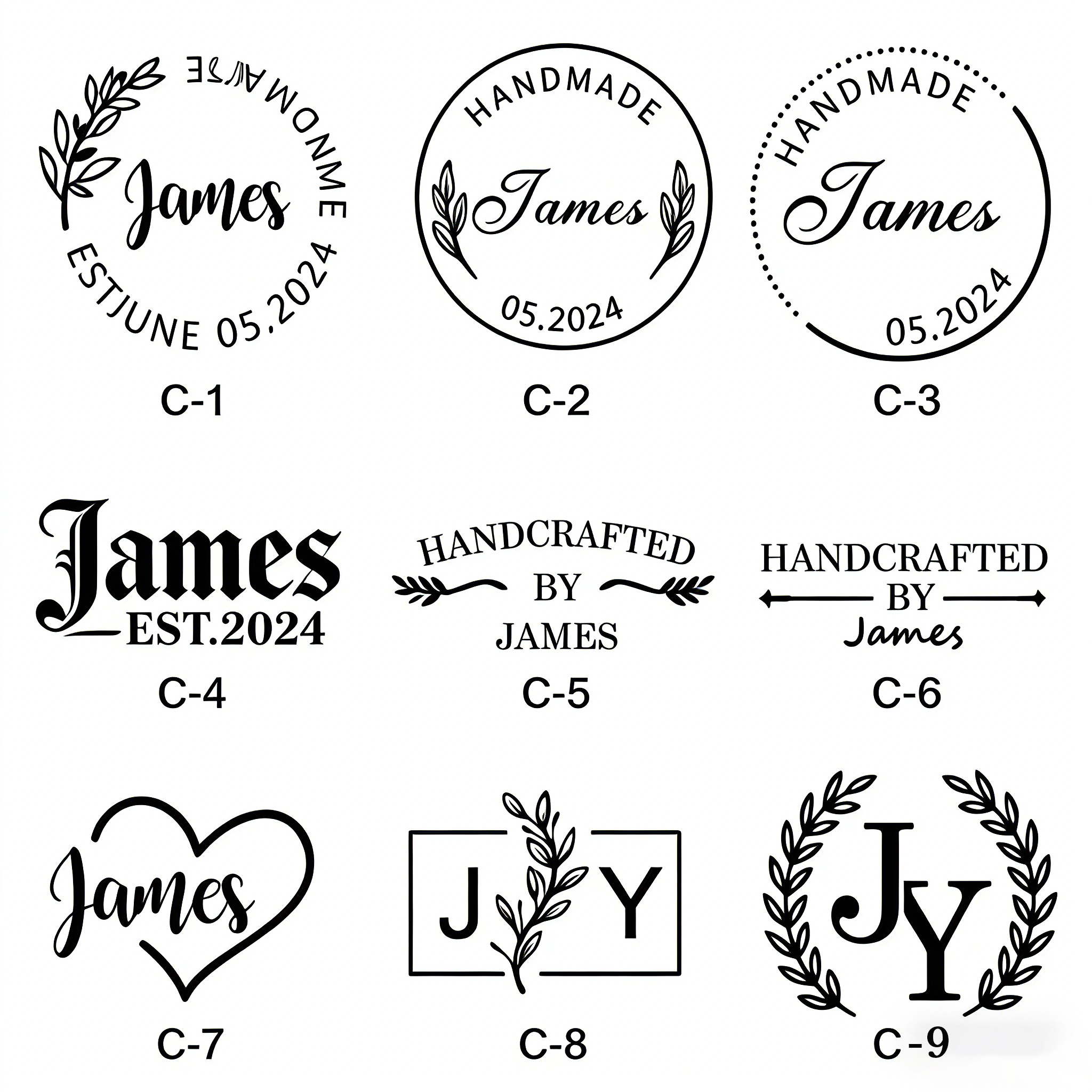 Custom Leather Branding Iron Personalized Logo Branding Stamp for Leather Custom Maker's Mark Gift for Crafter