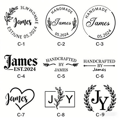 Custom Leather Branding Iron Personalized Logo Branding Stamp for Leather Custom Maker's Mark Gift for Crafter