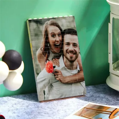 Custom Square Building Brick Photo Block Love Puzzle Brick Gift