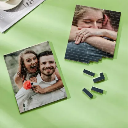 Custom Square Building Brick Photo Block Love Puzzle Brick Gift