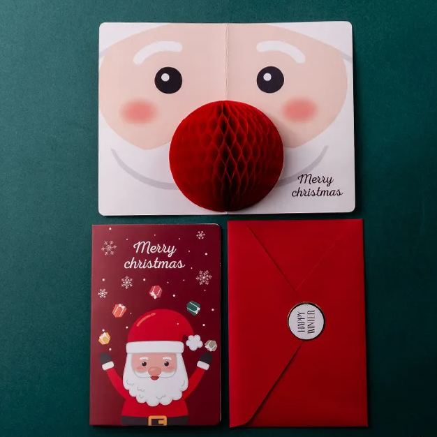 Santa Claus 3D Greeting Card