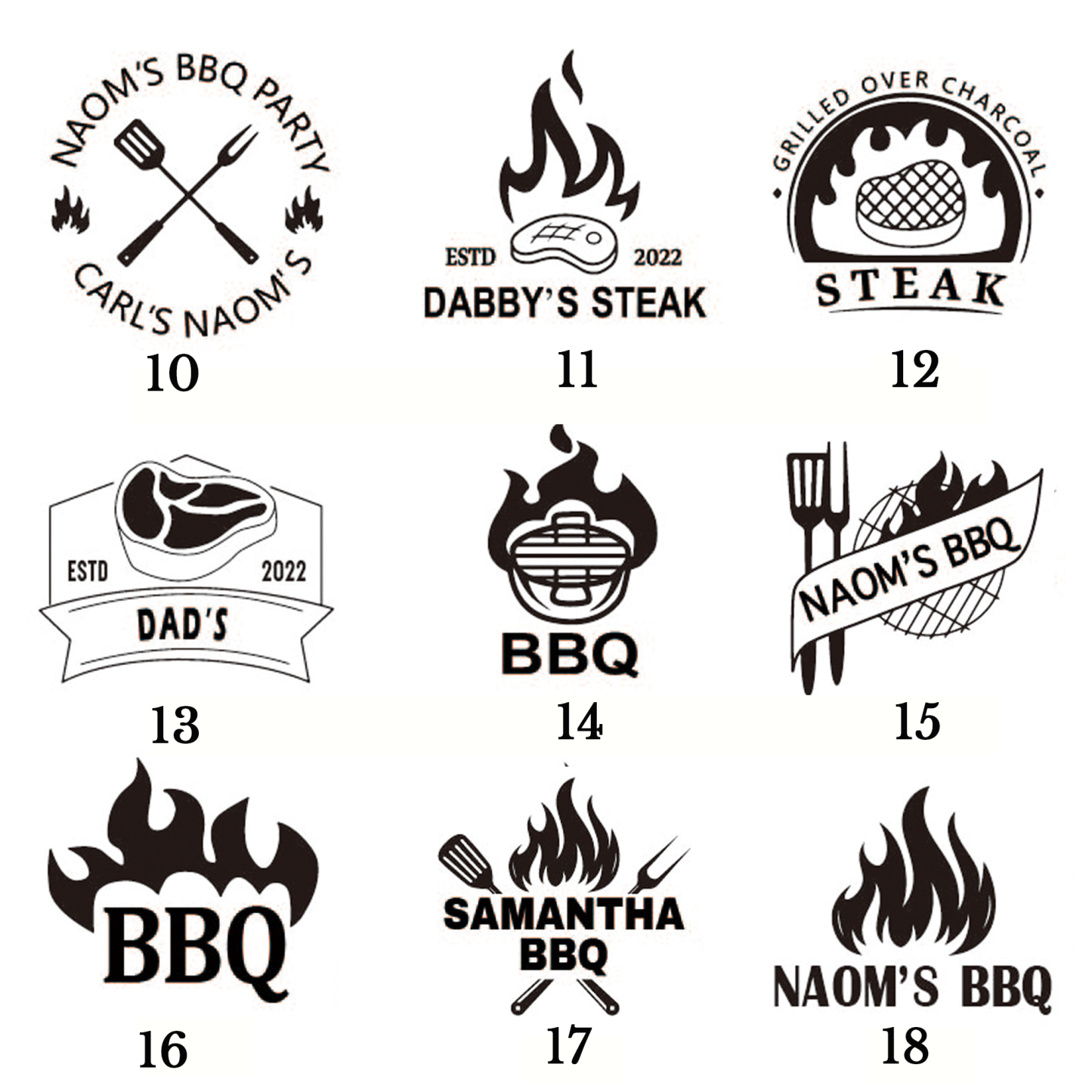 Custom Steak Branding Iron Personalized Branding Iron for Grilling Electric Branding Stamp for Food, BBQ