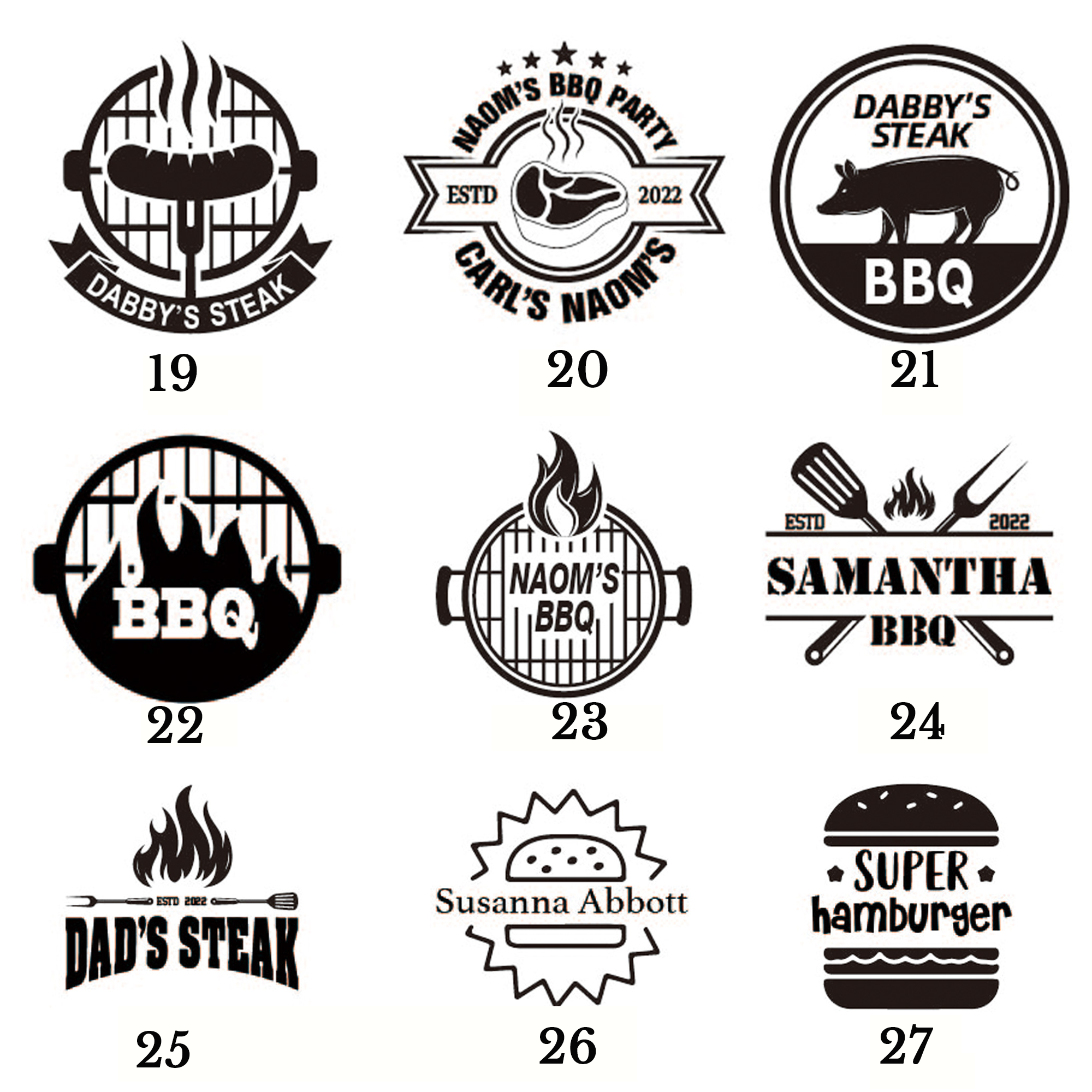 Custom Steak Branding Iron Personalized Branding Iron for Grilling Electric Branding Stamp for Food, BBQ