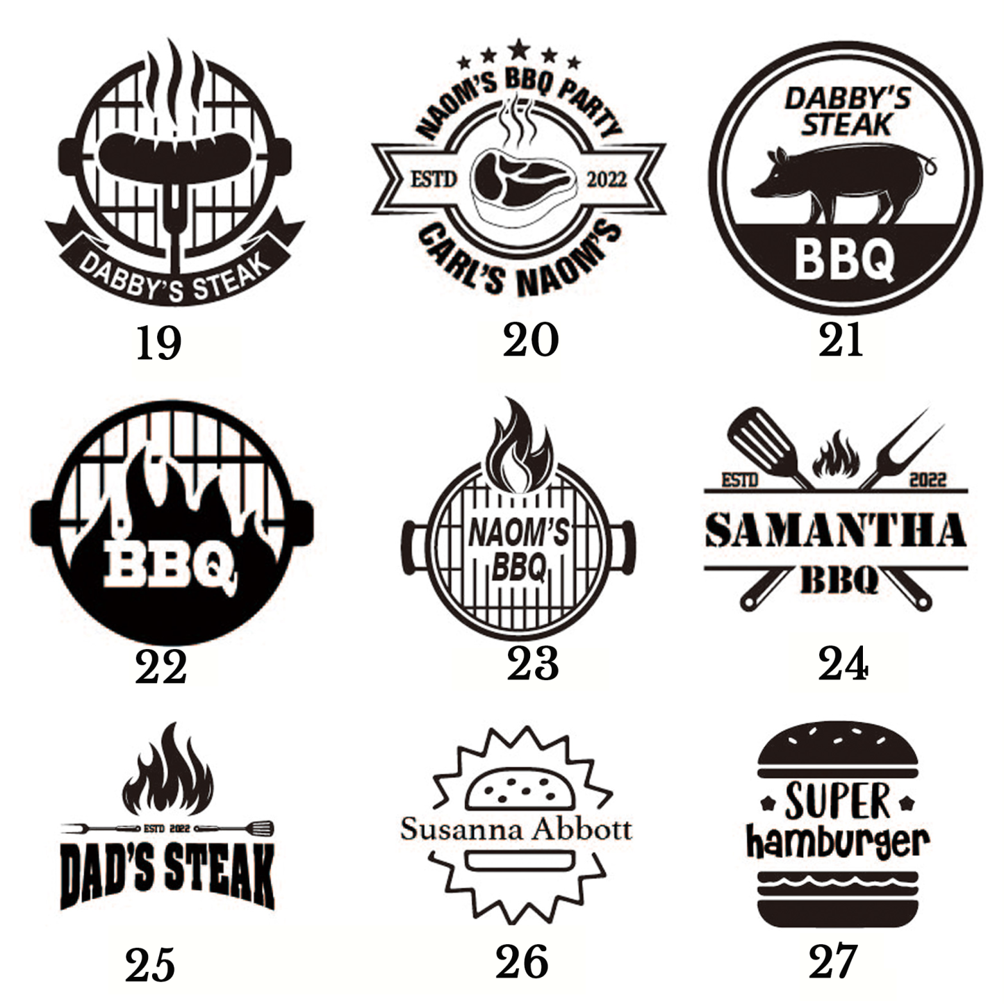 Custom Steak Branding Iron Personalized Branding Iron for Grilling Electric Branding Stamp for Food, BBQ