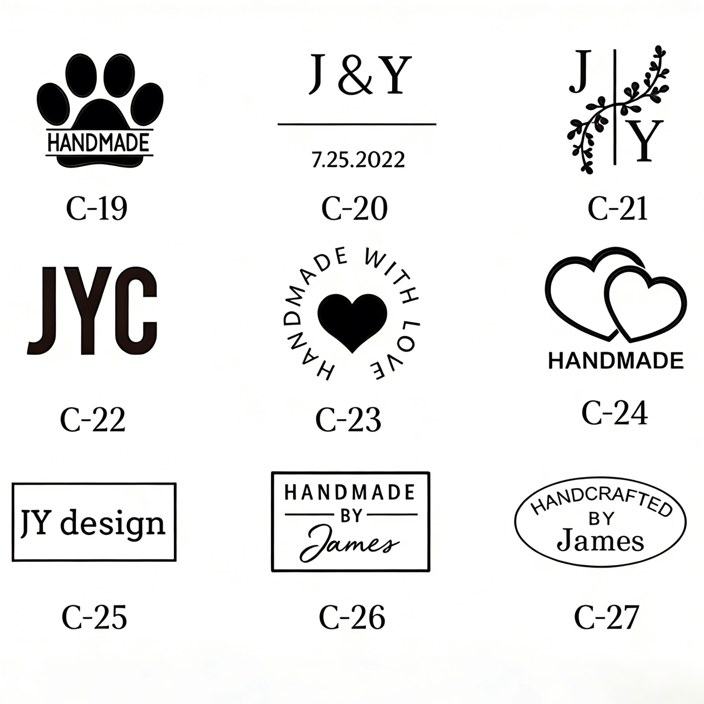 Custom Leather Branding Iron Personalized Logo Branding Stamp for Leather Custom Maker's Mark Gift for Crafter