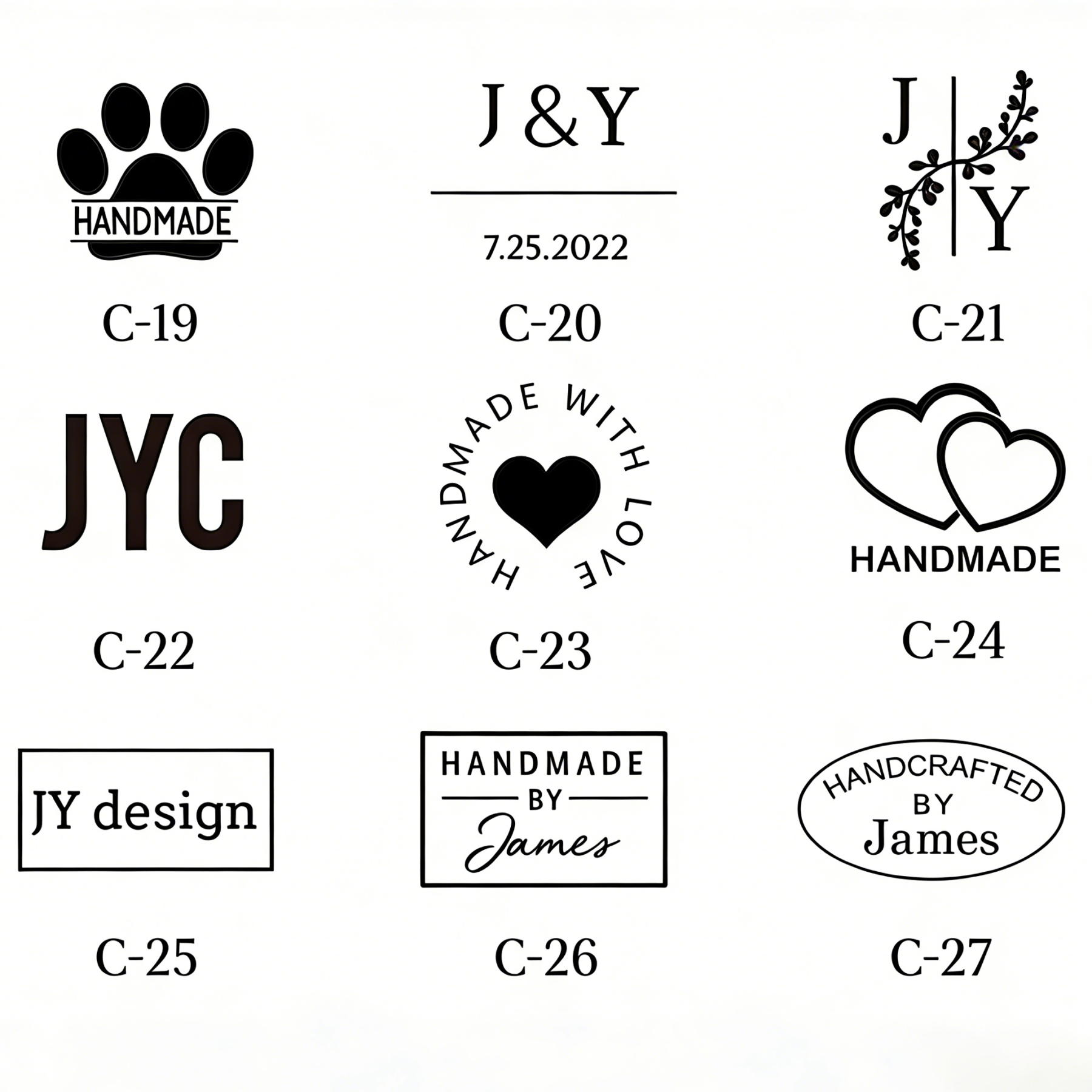 Custom Leather Branding Iron Personalized Logo Branding Stamp for Leather Custom Maker's Mark Gift for Crafter