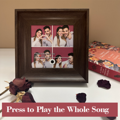 Personalized Photo Frame with Custom Whole Song Picture Frame Music Player Valentine's Day Gifts