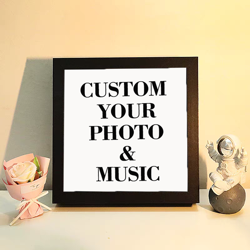 Custom Whole Song Photo Frame with Music Personalized Picture Frame Va