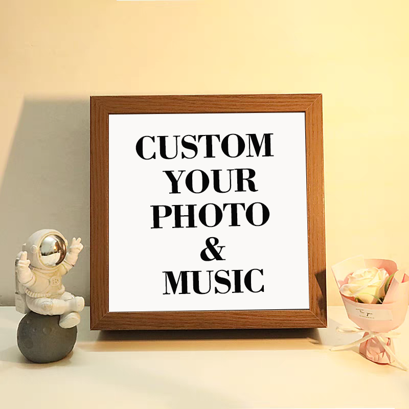 Custom Whole Song Photo Frame with Music Personalized Picture Frame Va