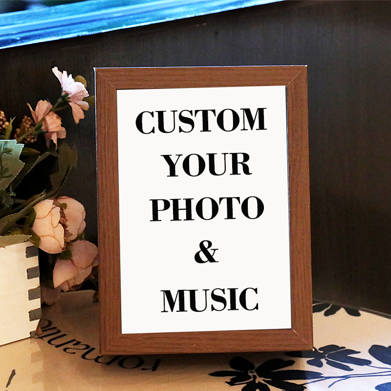 Custom Whole Song Photo Frame with Music Personalized Picture Frame Va