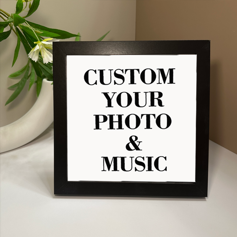 Personalized Photo Frame with Custom Whole Song Picture Frame Music Pl