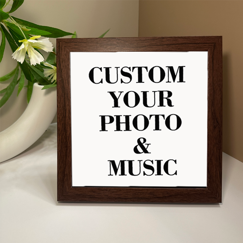 Personalized Photo Frame with Custom Whole Song Picture Frame Music Pl